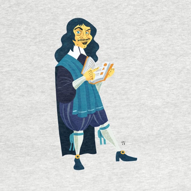 Descartes by washburnillustration